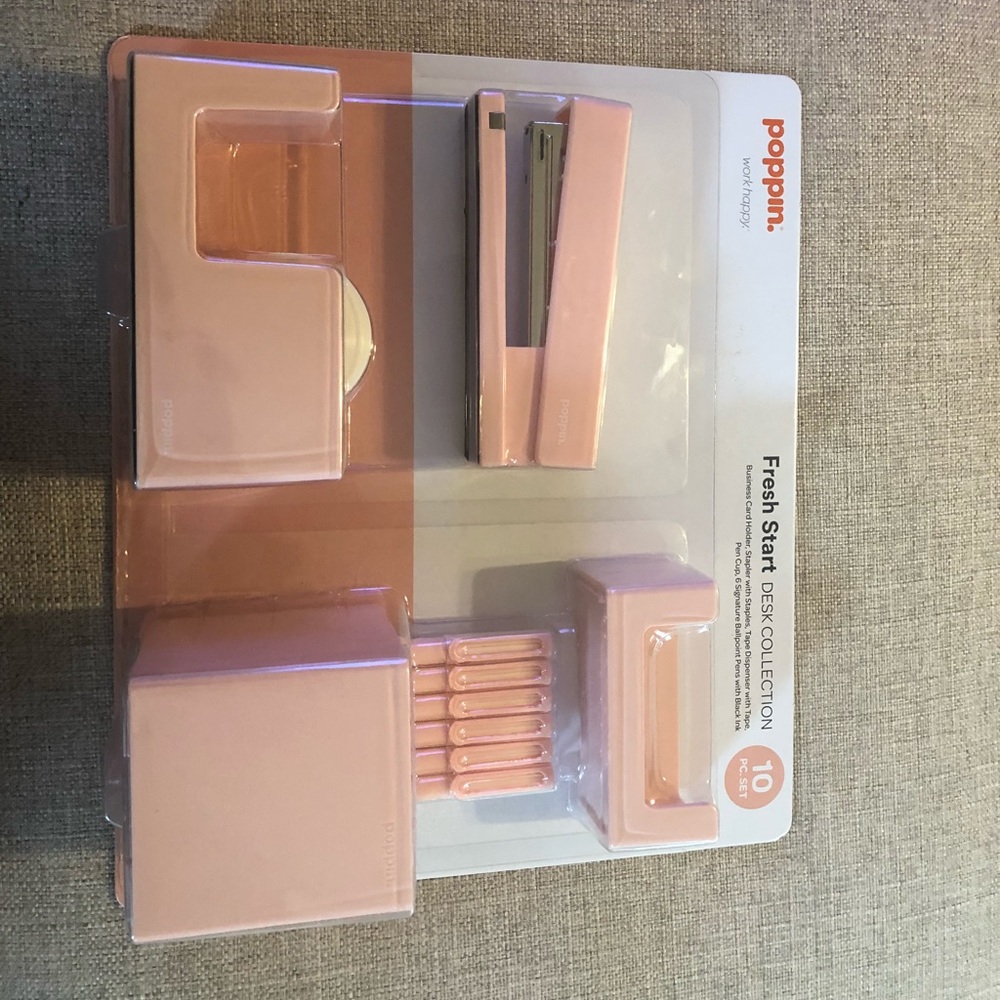 Poppin office supplies set